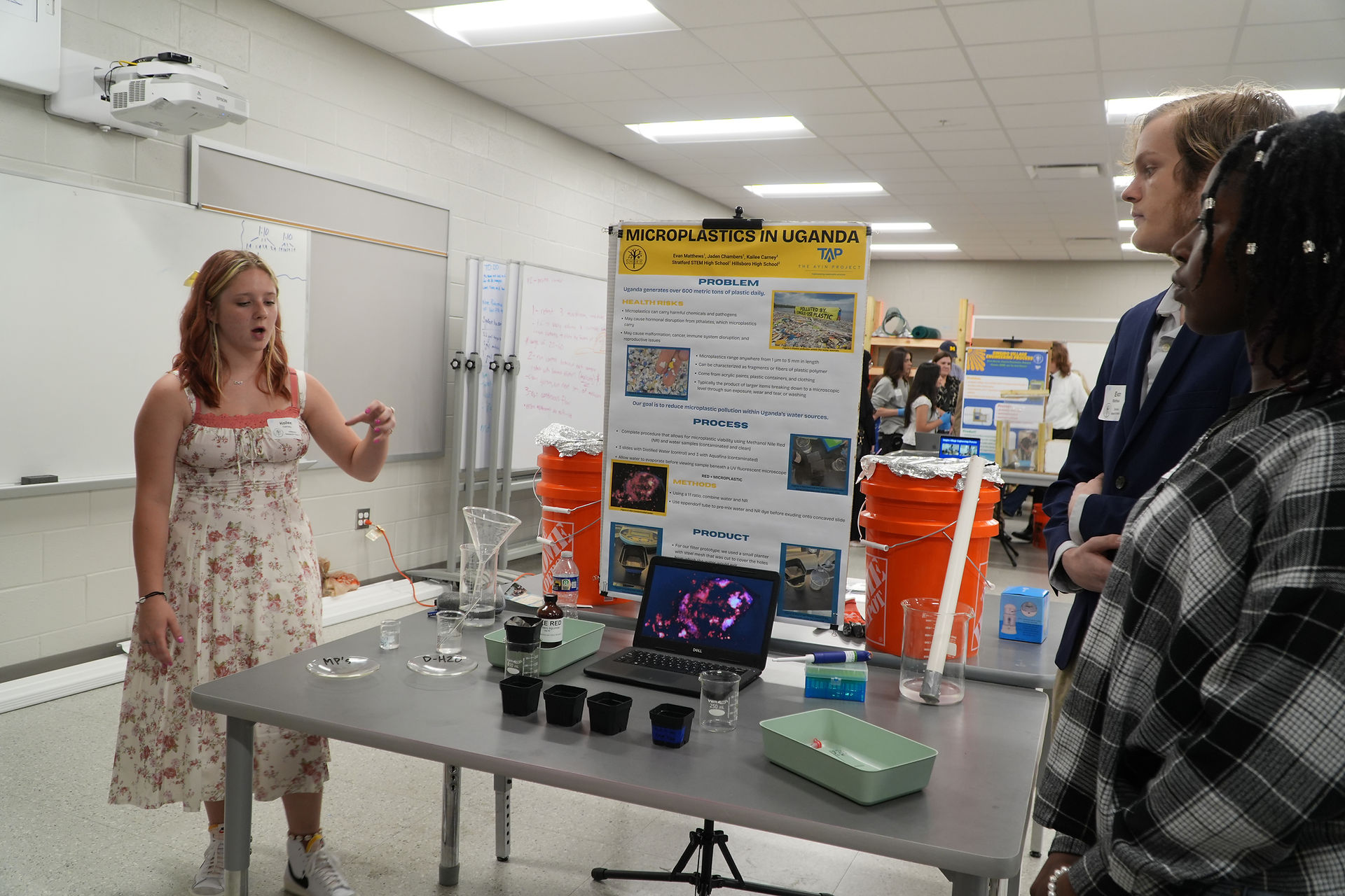 Kailee presents her research project at the TAP-SHIRE Showcase in 2025