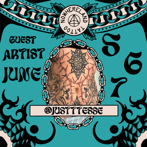 Guest artist poster 5 — Nowhereland Tattoo Berlin