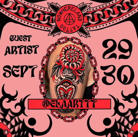 Guest artist poster 3 — Nowhereland Tattoo Berlin