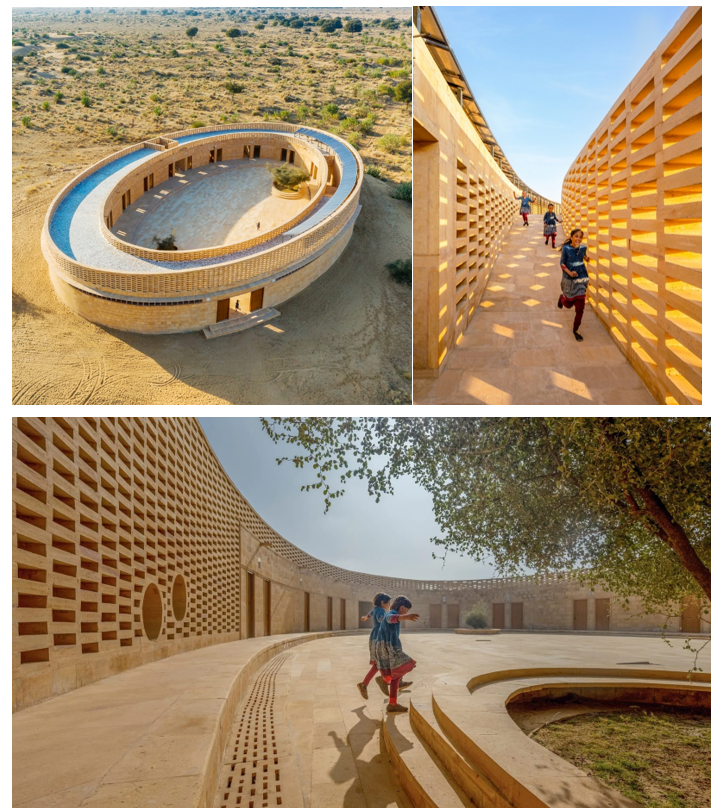 Figure 5: The Rajkumari Ratnavati Girls School in Rajasthan, India. (Kellogg, 2021)