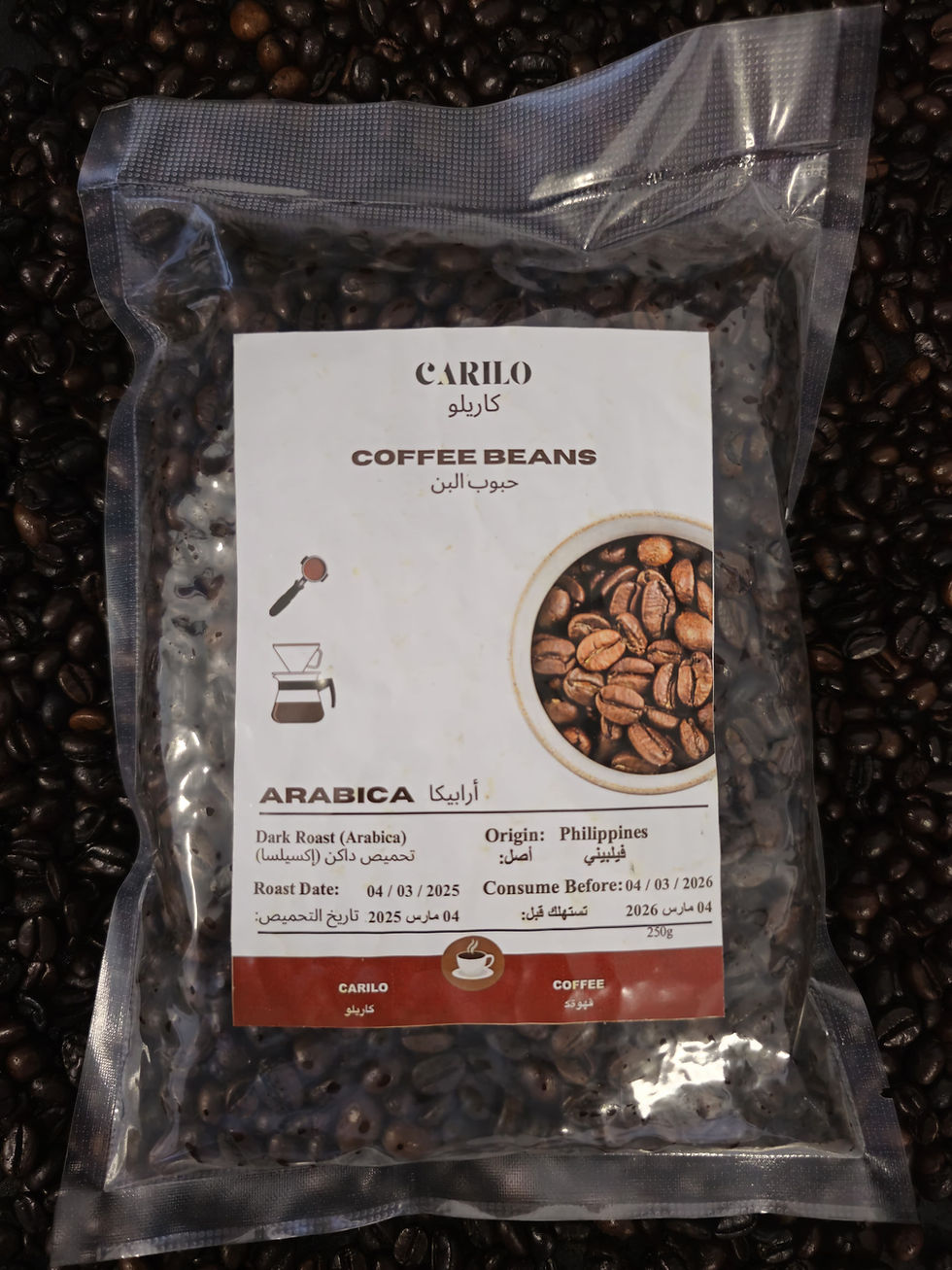 Thumbnail: Sagada Arabica Coffee (Whole Beans) 250g_Dark Roast_Origin Philippines