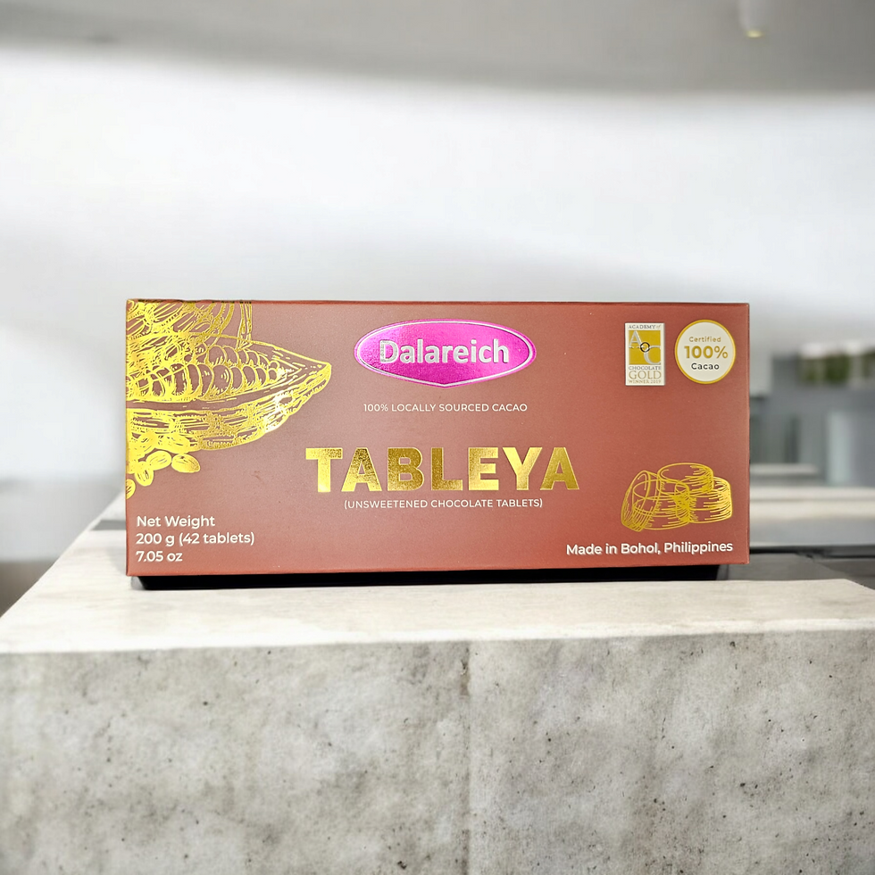 Tabbleya Tableya (Unsweetened Chocolate Tablets) 200g 42 tablets | Carilo