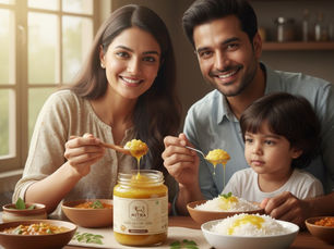 Best Ghee for the family in India Bilona Ghee by Mitra Ghee