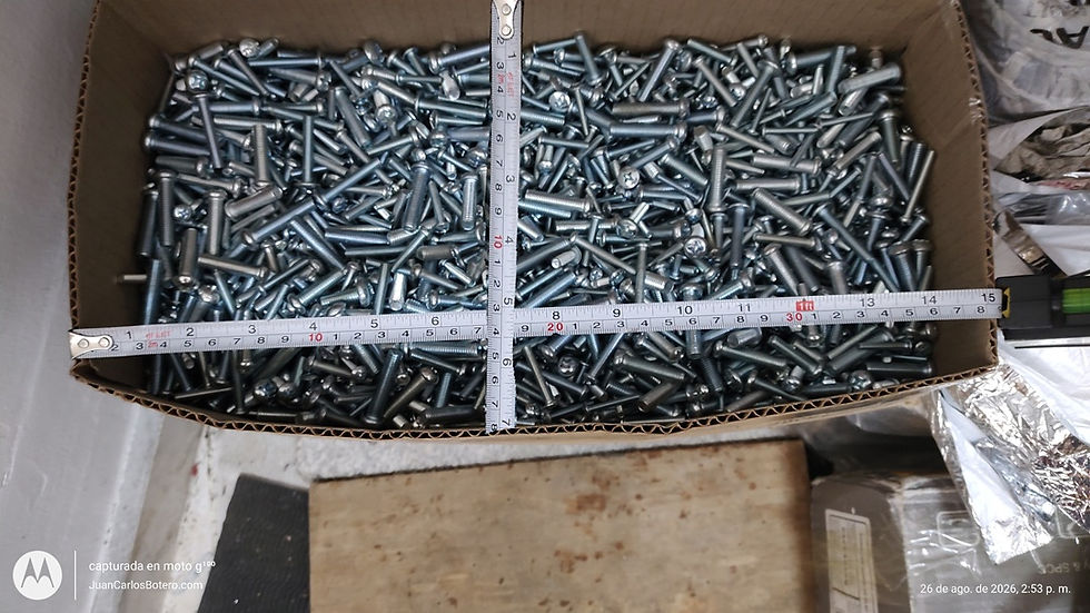 Miniatura: Medida Ancho  y Largo de Caja Contiene Tornilleria