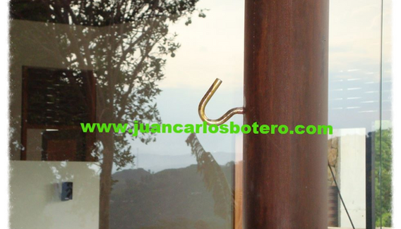 Instalación de hamacas, chinchorros, columpios, hamaca guajira, ganchos para hamaca, gancho bronce,- gancho galvanizado, fijación de gancho en tuvo metálico