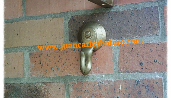 Instalación de hamacas, chinchorros, columpios, hamaca guajira, ganchos para hamaca, gancho bronce,- gancho galvanizado