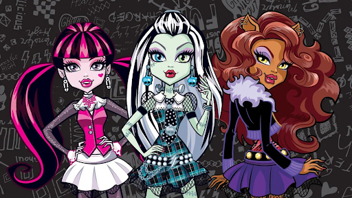 Personagens do desenho “ Monster High" - Imagem: Mattel | Reprodução: The Movie Database