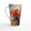 Miniaturbild: Vintage Papageien Kaffeebecher Romantik Keramik Latte Kaffee