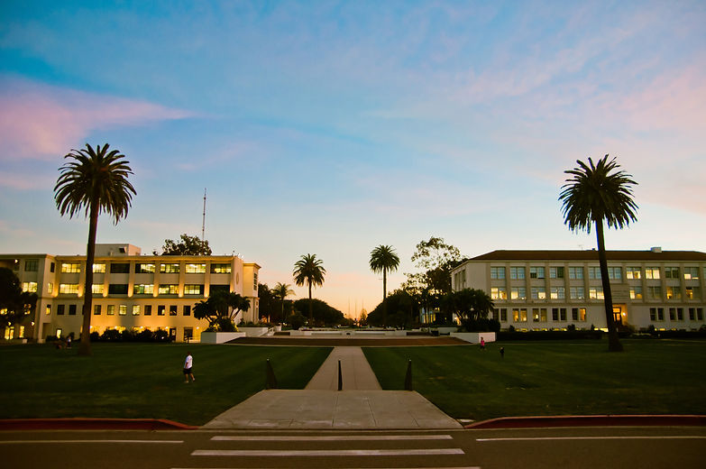 LMU campus-Sunken Garden at Dusk.jpg