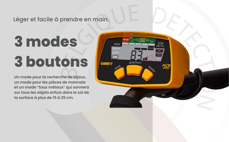 Détecteur pour débuter Garrett Ace 200I avec Pro Pointer 2 Garrett