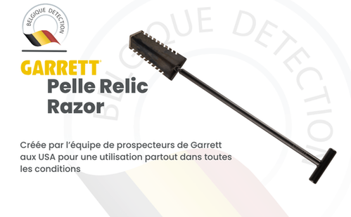 Garrett Power Razor Pelle de détection Garrett Relic Razor | Belgique Détection