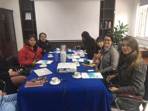 China: visitando fábrica de fibras de poliéster reciclado