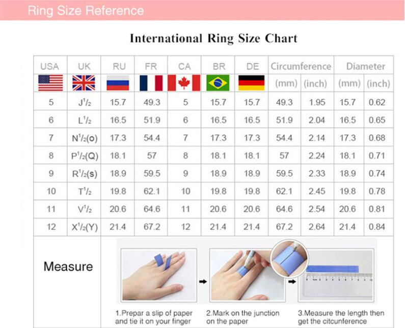 Thumbnail: Fine Wedding Rings for Men Women Gift S925 Sterling Silver Color Austrian Crysta