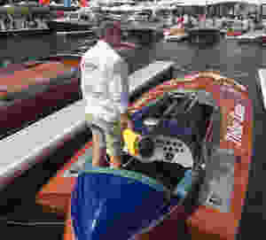 Dan Arena Standing on the 917 HP "Notre Dame"