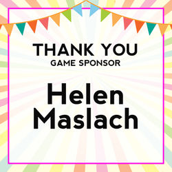 Game Sponsor Helen Maslach