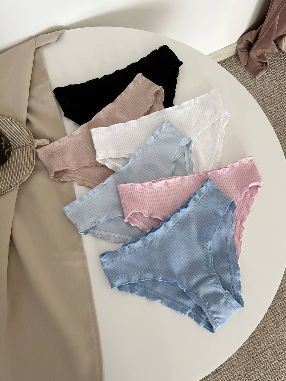 Прев'ю: Трусики-зефірки в рубчик