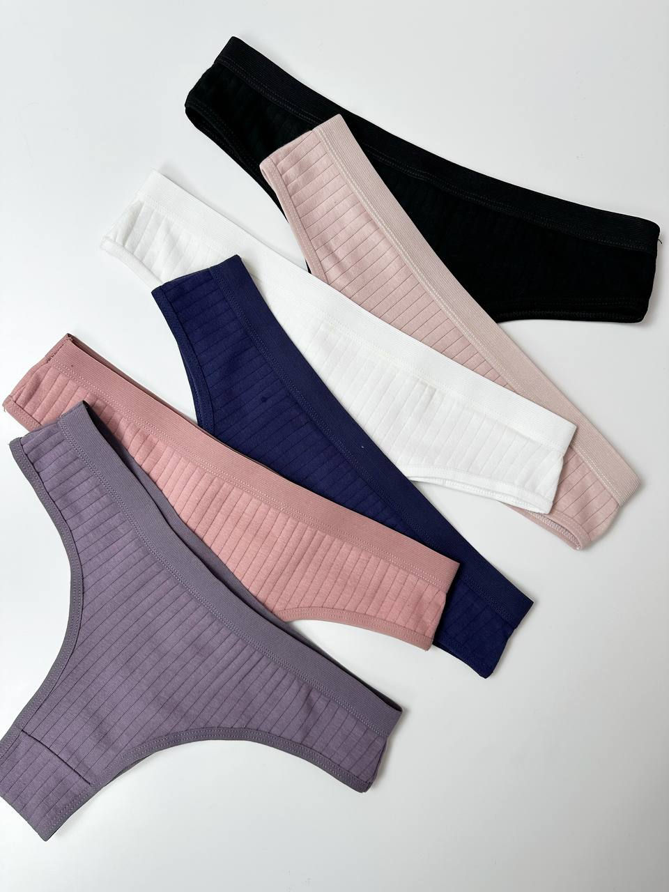 Прев'ю: Набір з 6 бавовняних американок