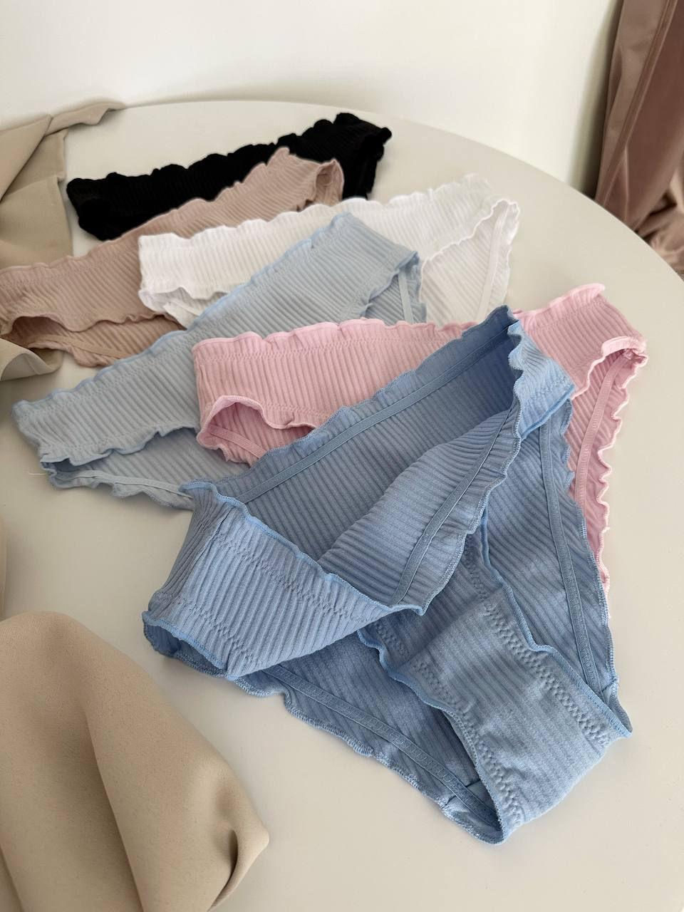 Прев'ю: Трусики-зефірки в рубчик