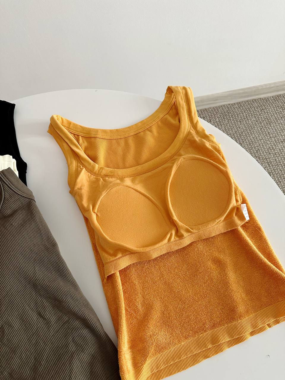 Прев'ю: Майка утеплена махрою з поролоном