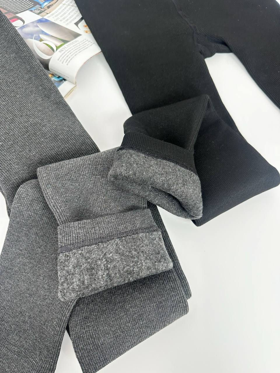 Кашемірові лосини в рубчик