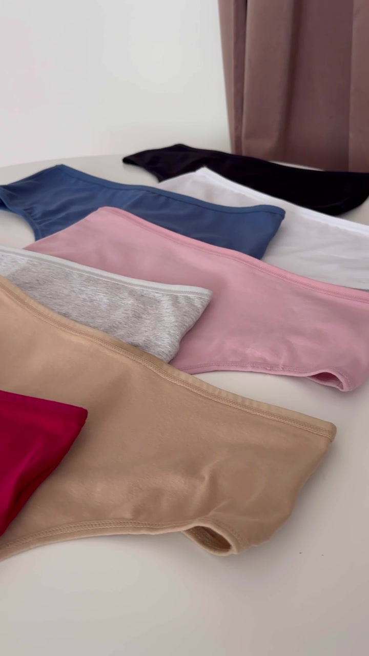 Прев'ю: Високі стрінги з натуральної бавовни