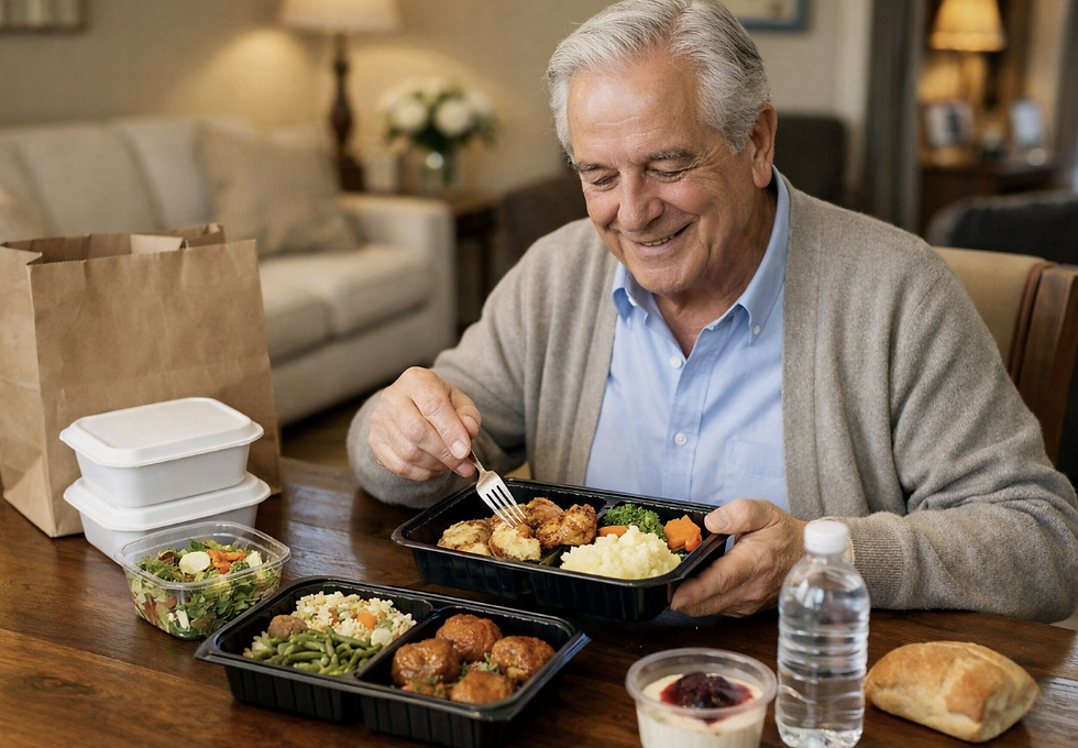 Errores comunes al elegir comida a domicilio para mayores y cómo evitarlos