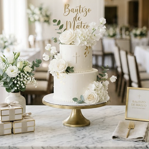 Tartas de bautizo artesanales en Madrid