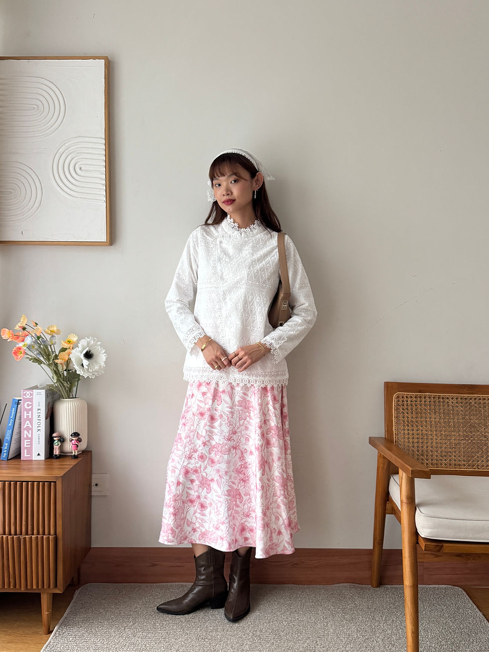 Skirt | Boots | Bag | Headband