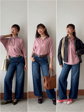1 Base, 5 Outfits: Shirt & Jeans Edition