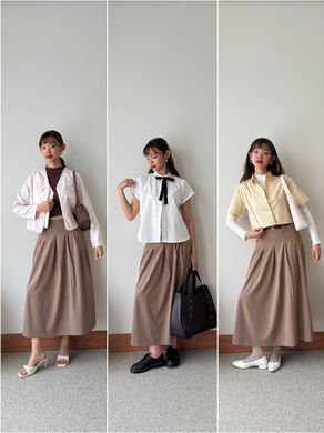 Outfit Pakai Rok Lipit, Super Modis Untuk Ngantor Atau Ngampus!