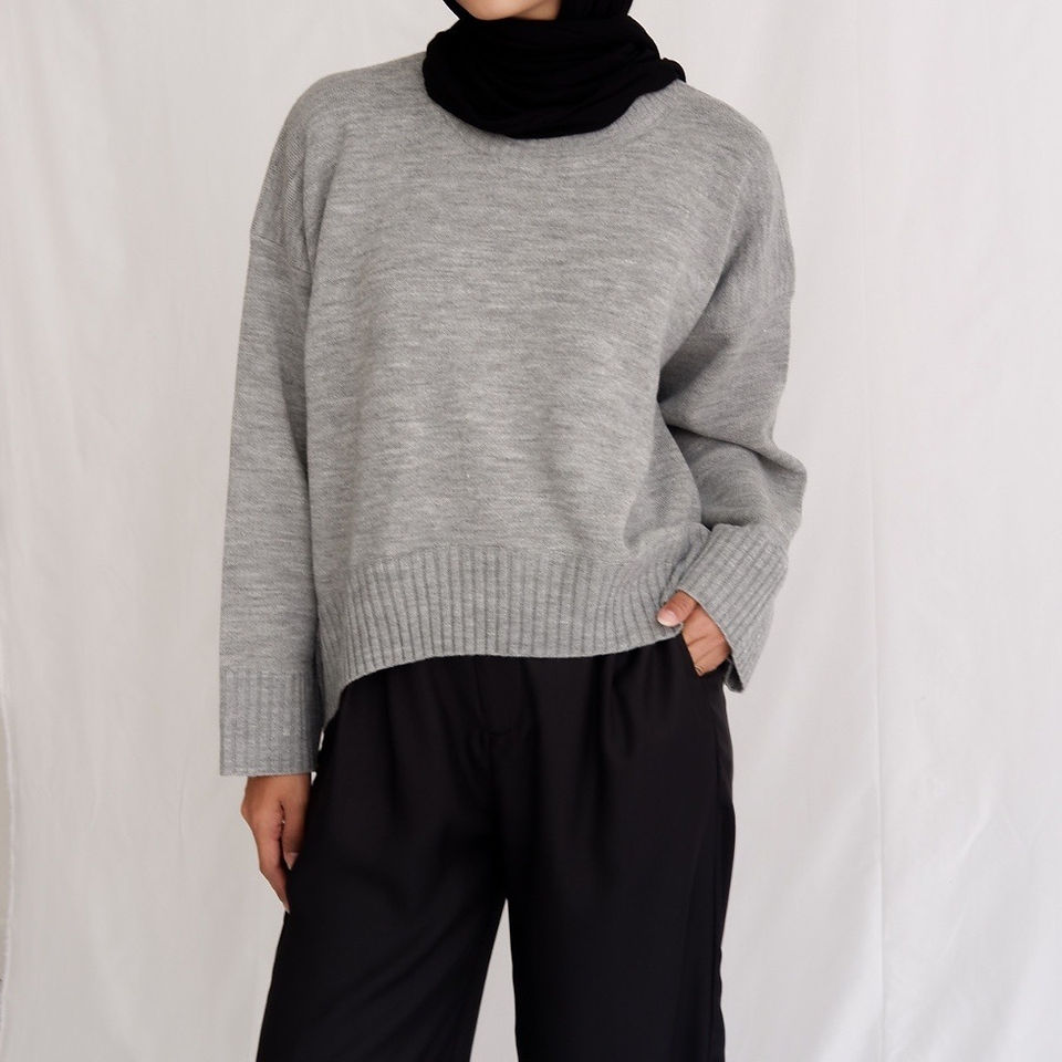 O-neck sweater