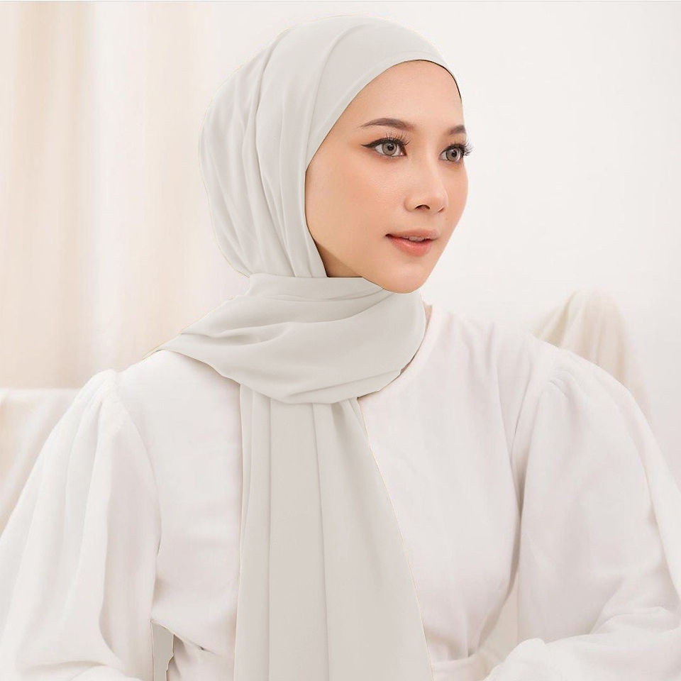 white hijab