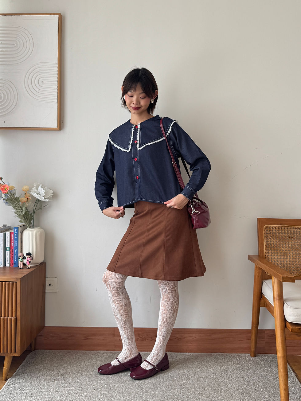 Skirt | Legging | Shoes from Eveseitch (sold), similar | Maroon bag