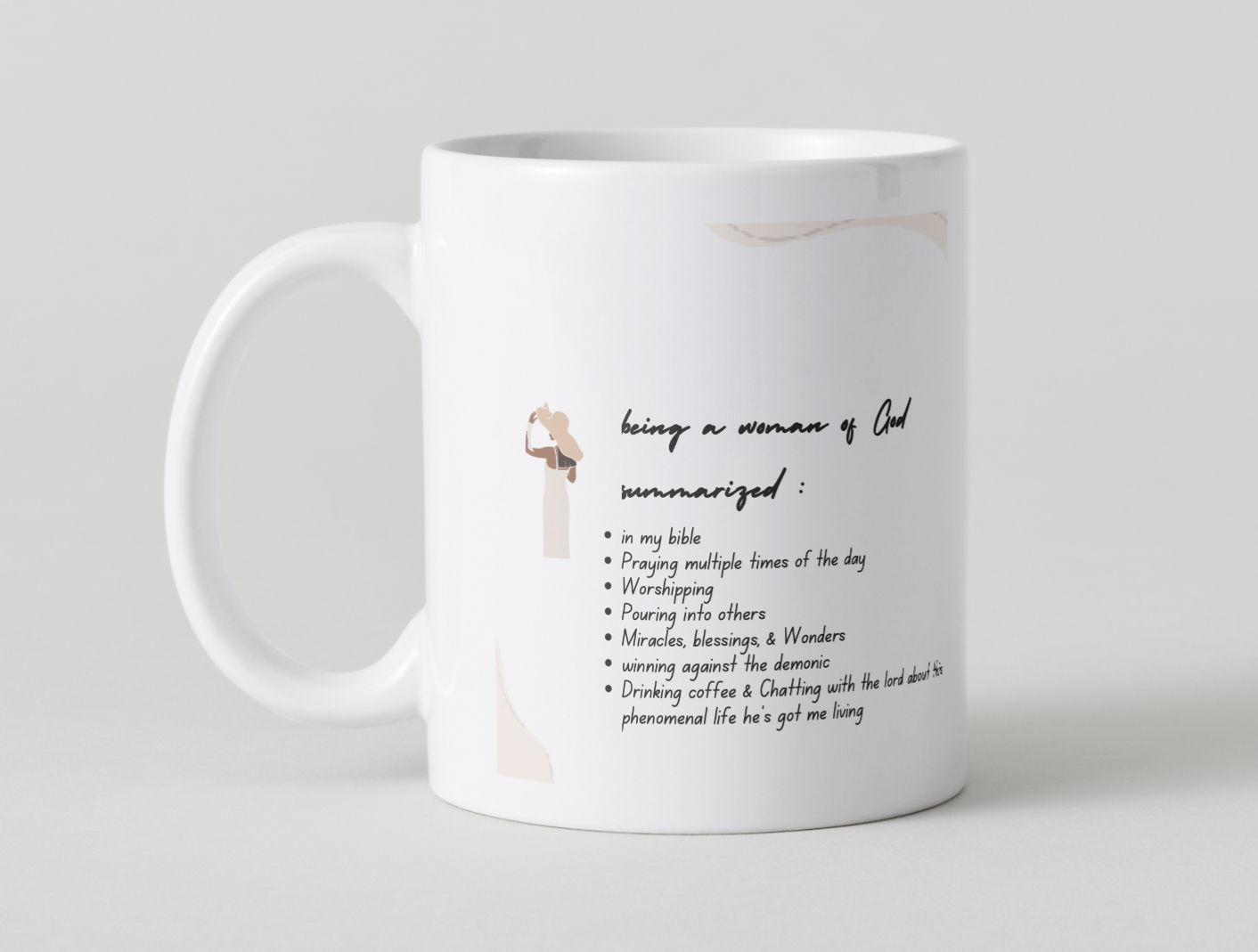 Woman of God mug