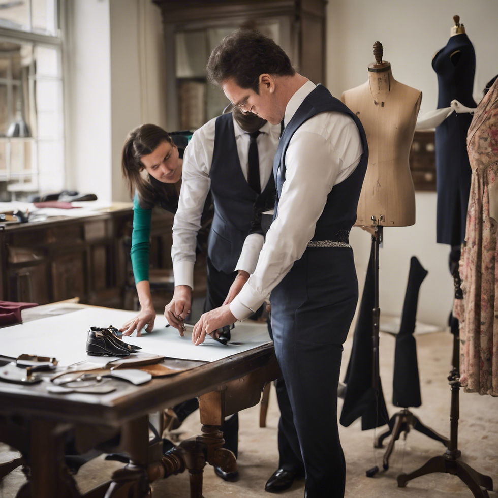 zinc tailor suit fitting