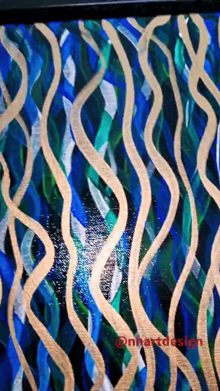 Miniaturbild: Abstract Art On Canvas Close Up