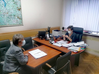 Рабочая встреча с 1-ым заместителем Главы городского округа Истра Татьяной Ивановной Бикмухаметовой