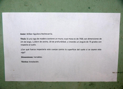 Si una viga  de madera sostiene ...