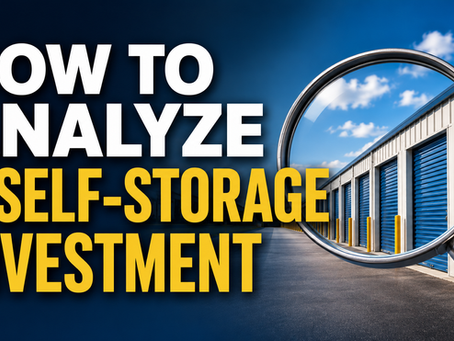How to Analyze a Self-Storage Investment