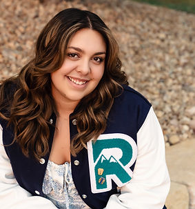 Female student with letter jacket.
