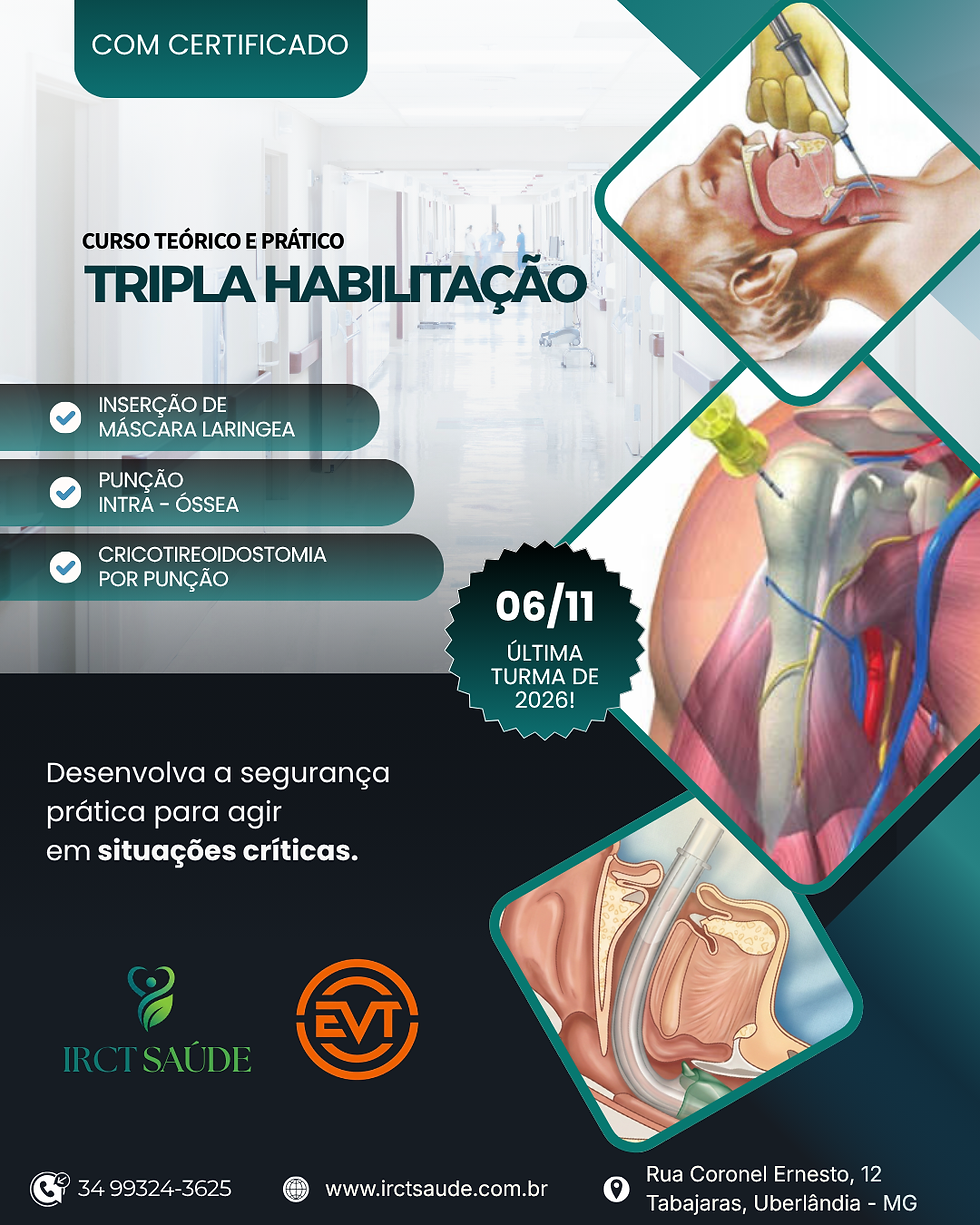 Curso teórico e práticoTRIPLA HABILITAÇÃO