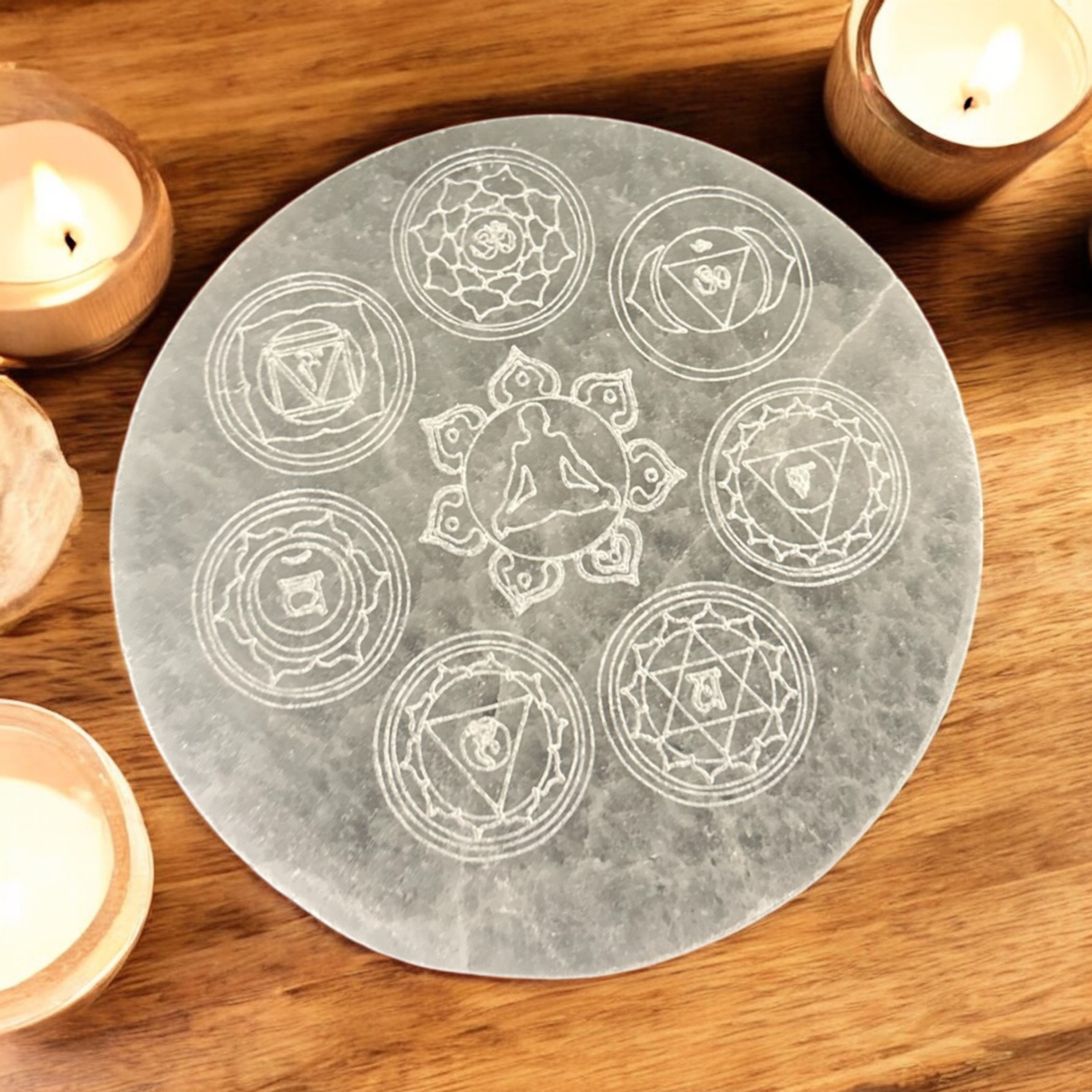 Base Selenita Chakras 