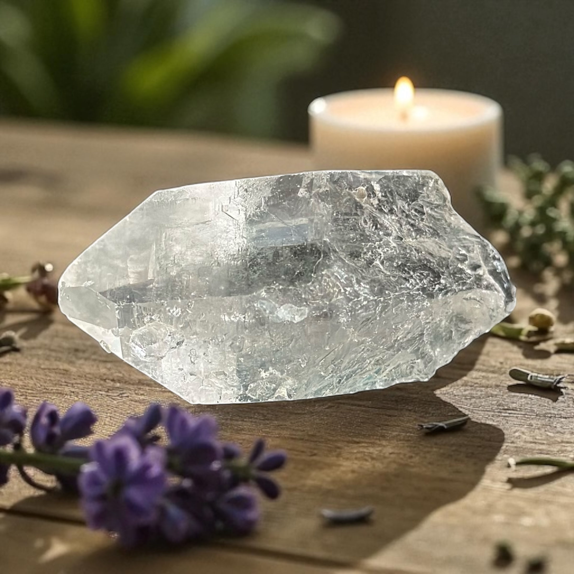 Cristal Cuarzo Bruto