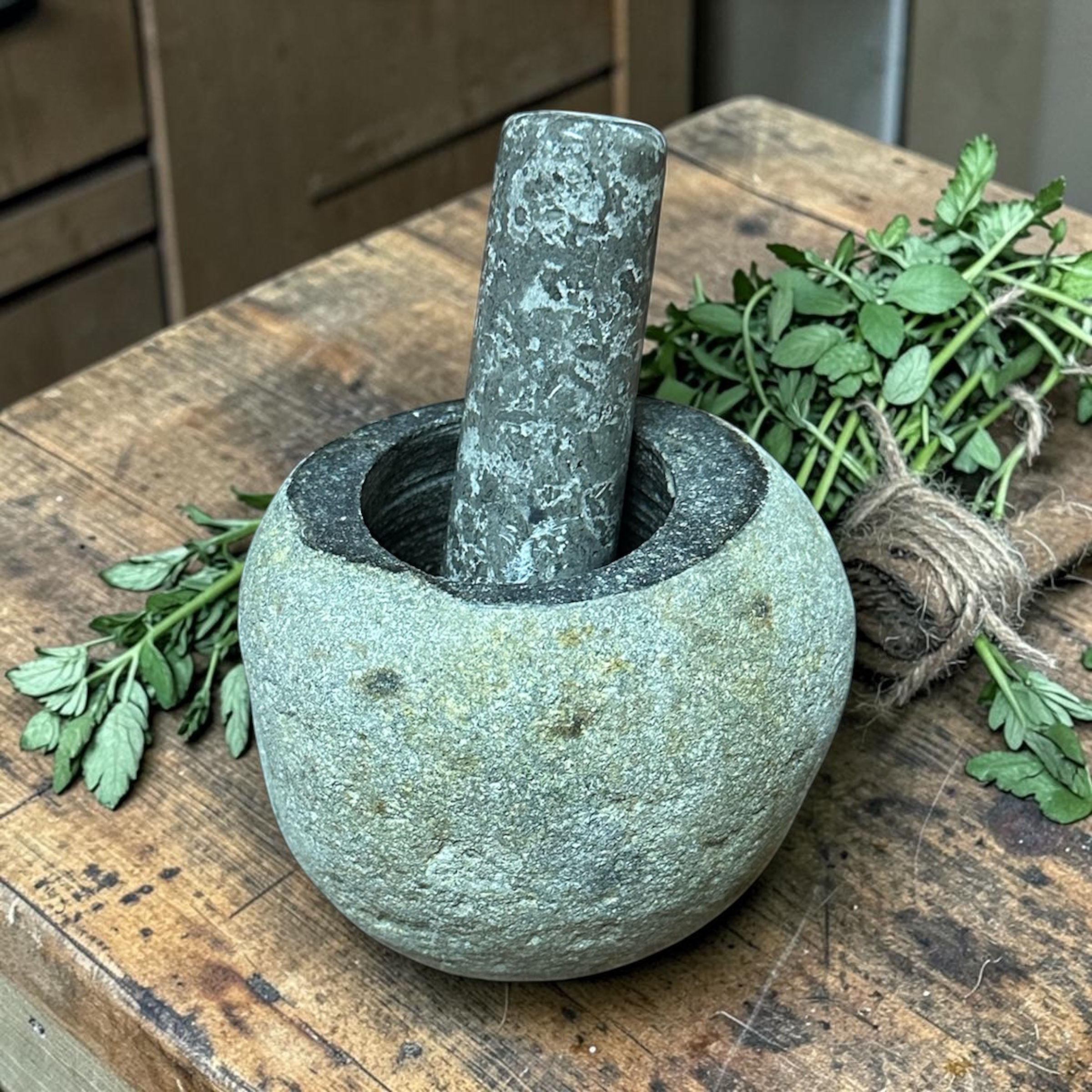 Mortero Piedra de Río