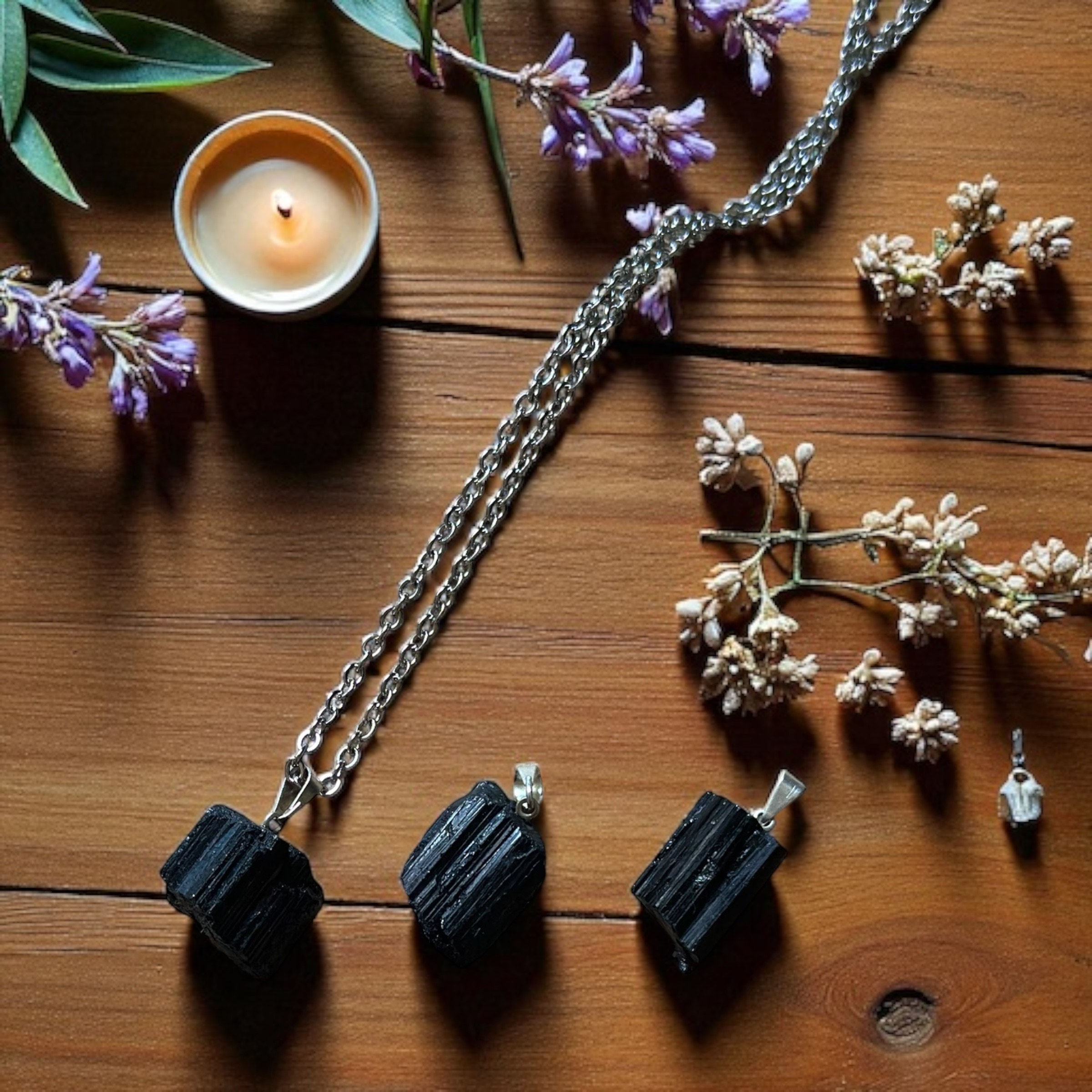 Collar Punta Turmalina Protectora