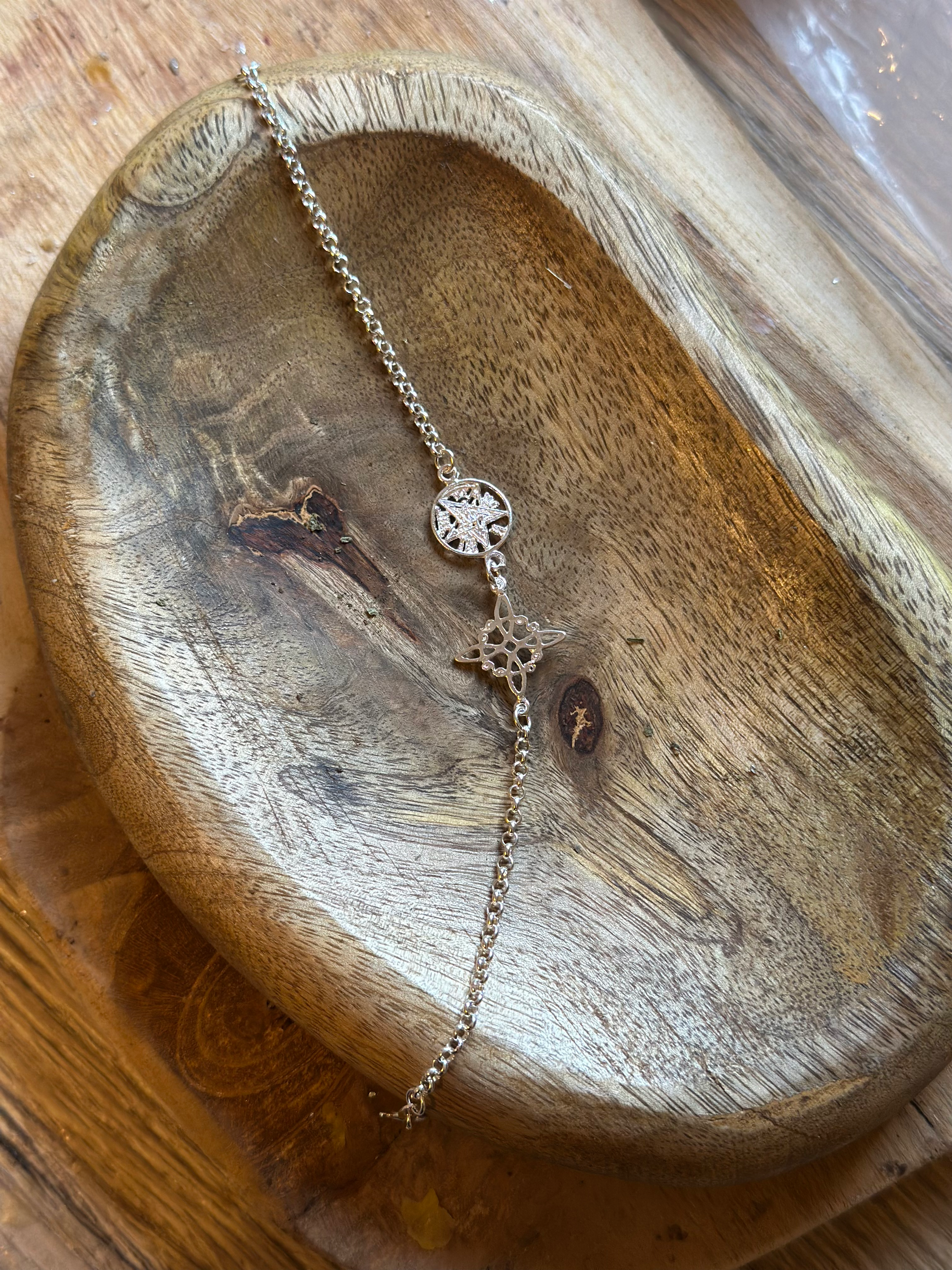 Pulsera doble Protección (Plata de Ley)