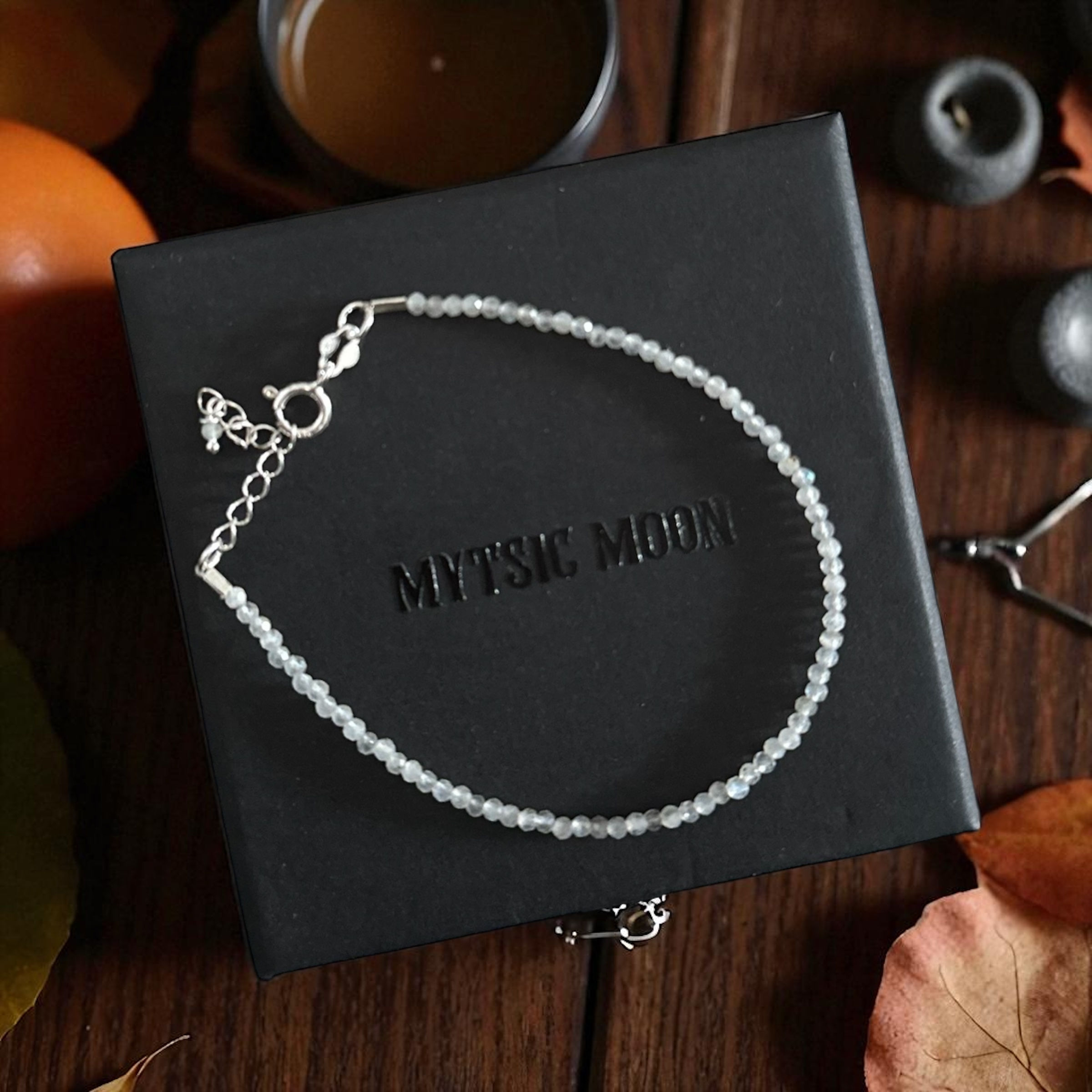 Pulsera Labradorita Plata de Ley