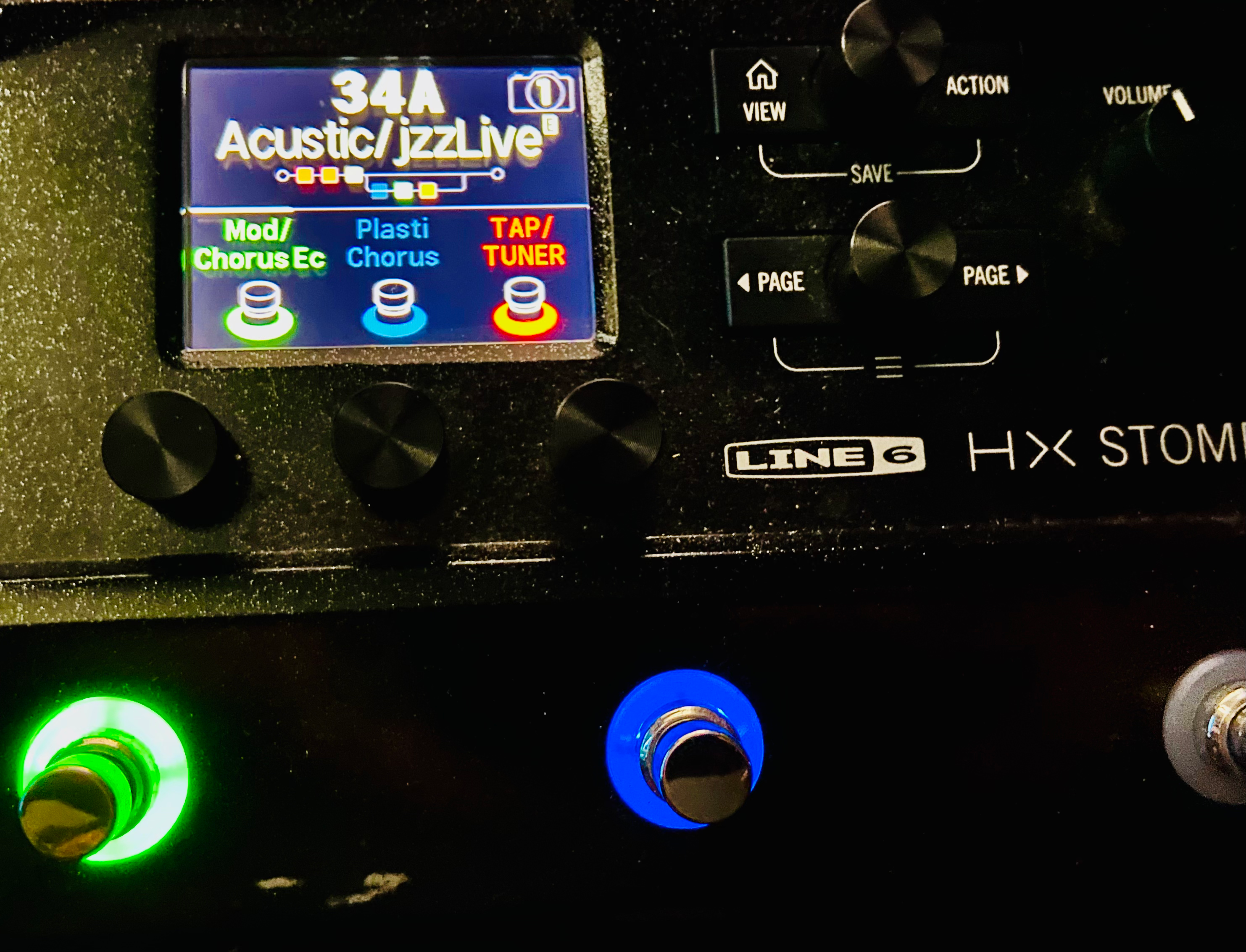 HX Stomp Acustic Jazz live Preset