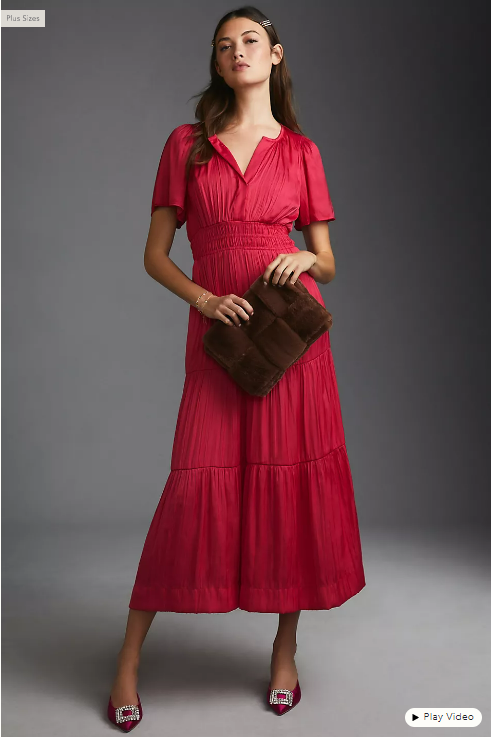 Red long Dress