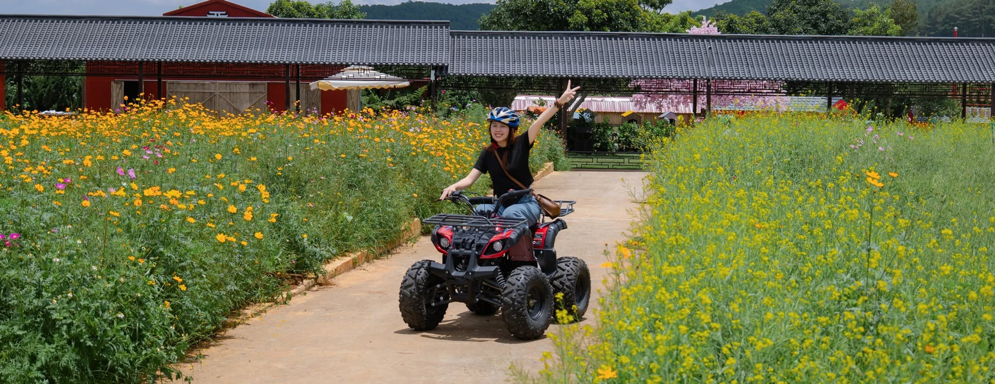 Xe địa hình ATV tại khu vực trò chơi. (Ảnh: sưu tầm)